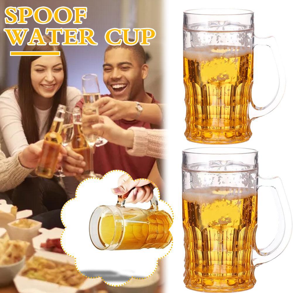 Beer Mug Handled - Забавная поддельная пивная кружка, реалистичная пивная