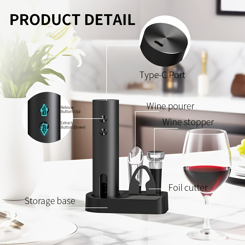 Автоматический электрический ш – обзор и цена Wine Opener Electric