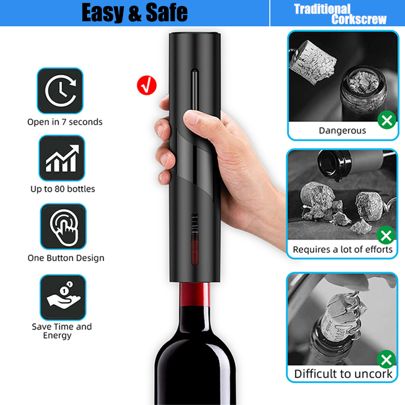 Электрическая открывалка для б – обзор и цена Wine Opener Electric