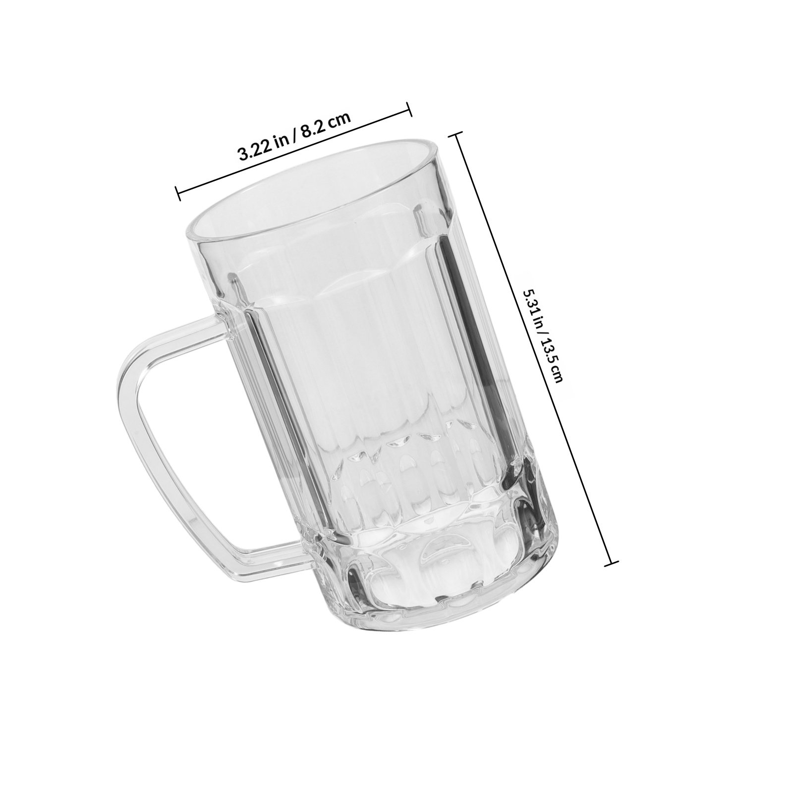 Акриловый кружка для пива объе – обзор и цена Beer Mug Handled
