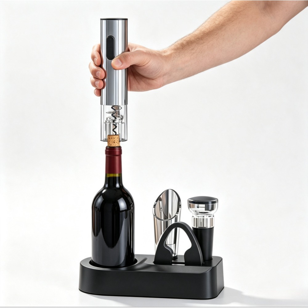 Электрический открыватель для  – обзор и цена Wine Opener Electric