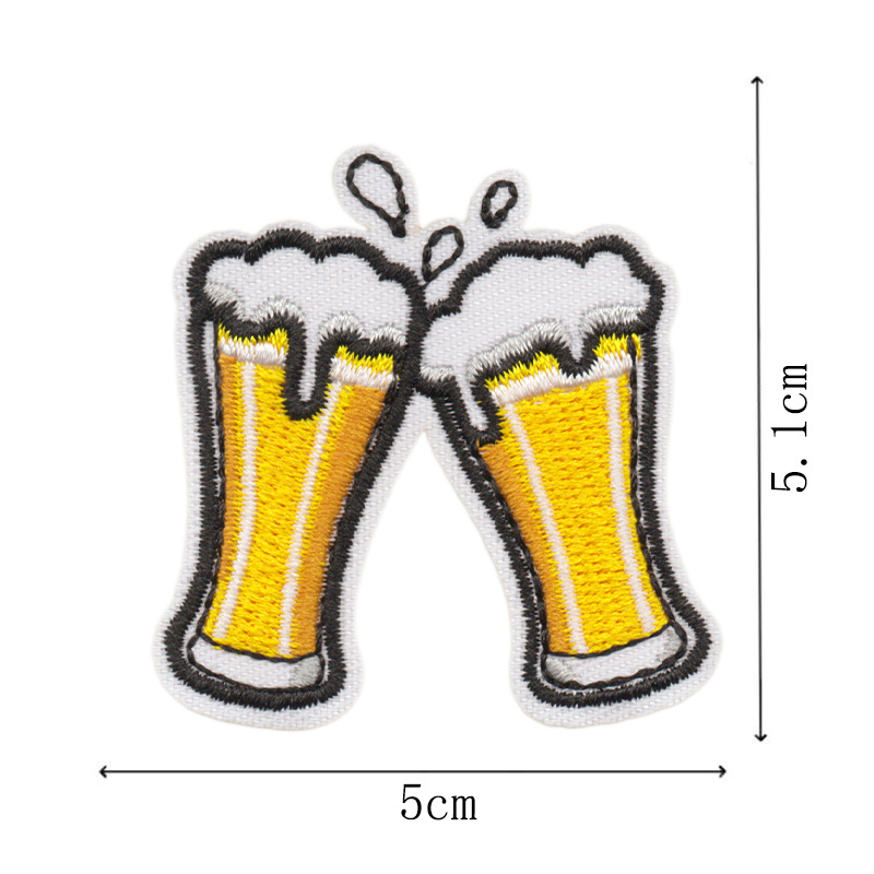 Креативная вышитая нашивка с э – обзор и цена Is Wine And Beer Difference