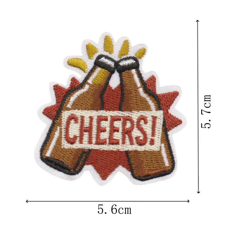Креативная вышитая нашивка с э – обзор и цена Is Wine And Beer Difference